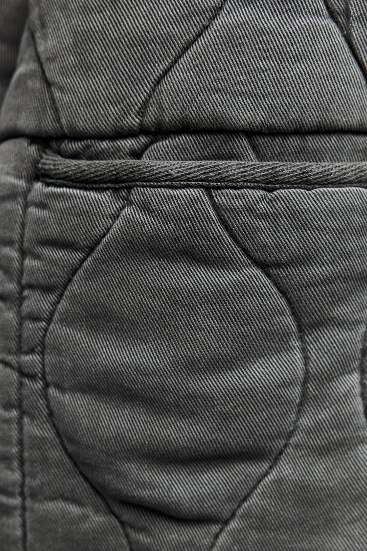 Soft Elegance - Quilted Bomber Jacket