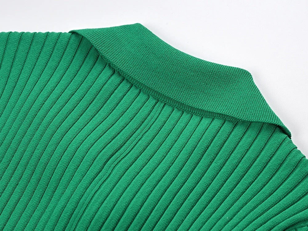 Solène | Knitted Midi Dress