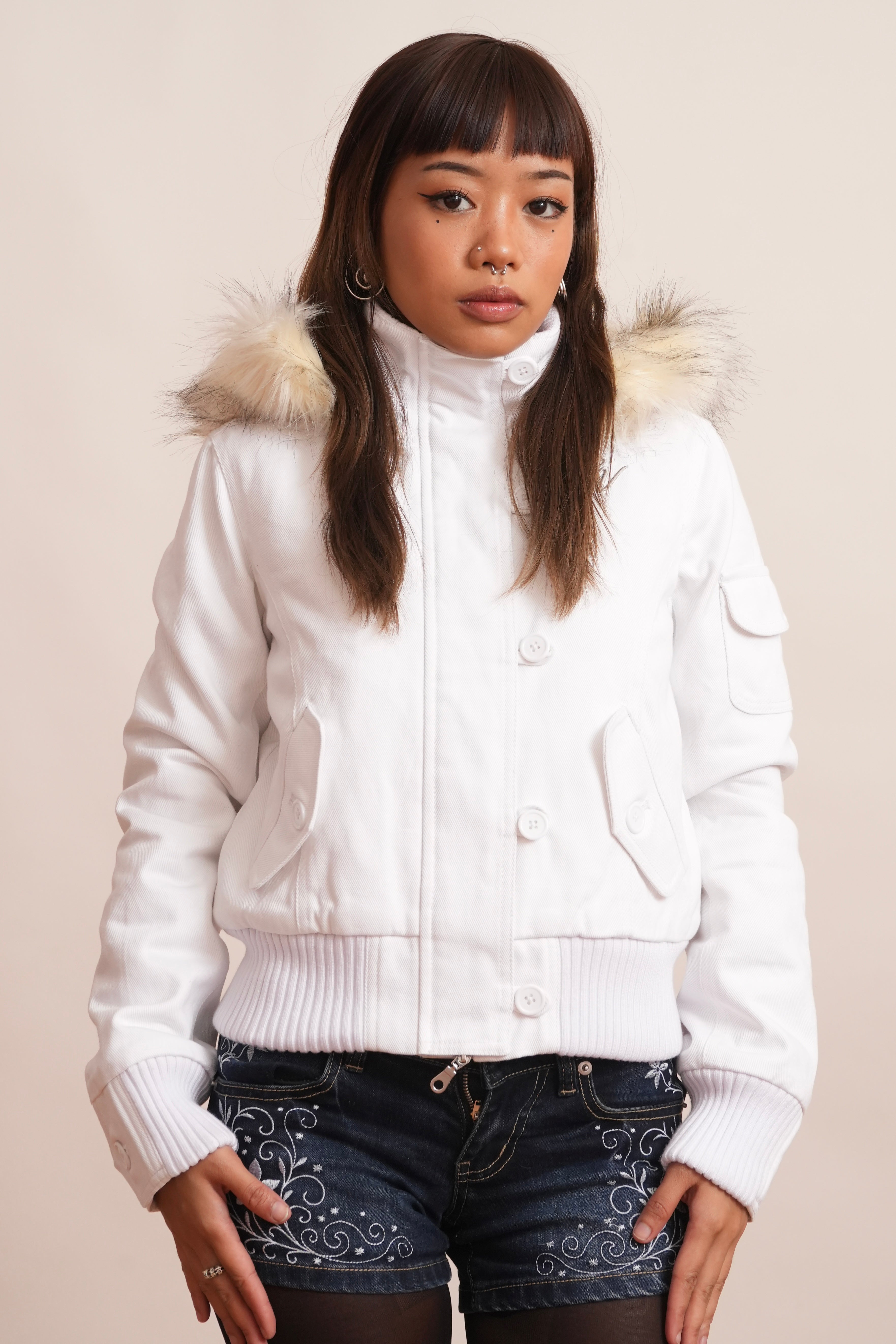 Gavali | 2000s Jacket with Fur Collar