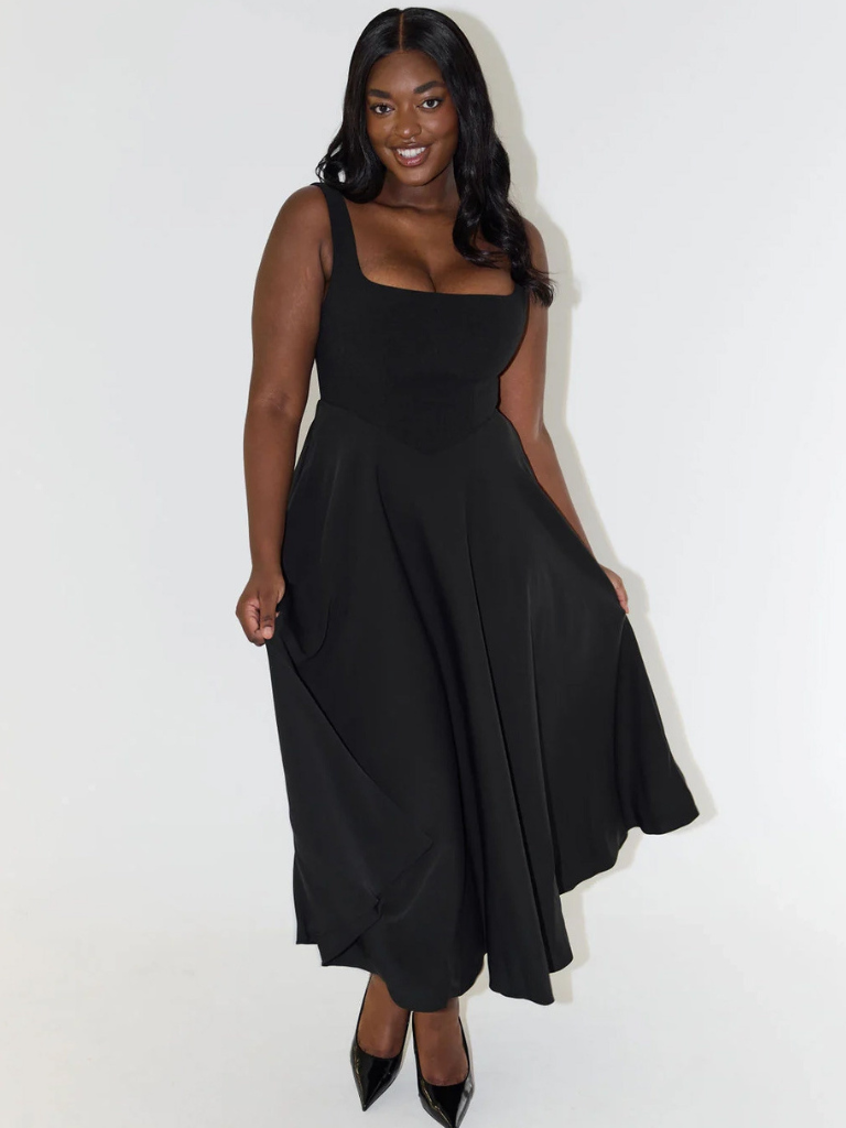 Scarlet Grace Dress – Timeless Elegance