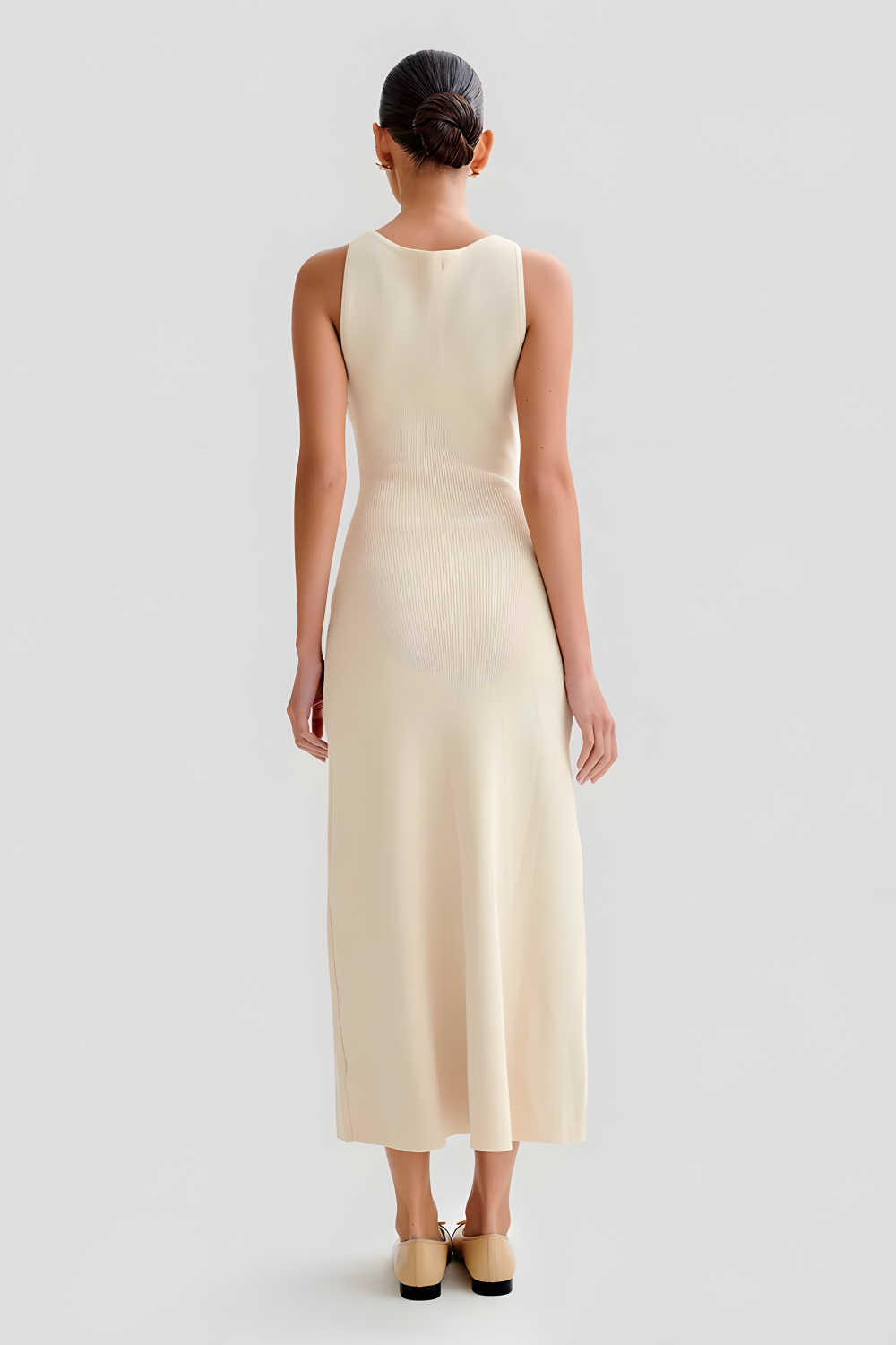 Adriana | Buttoned Midi Dress