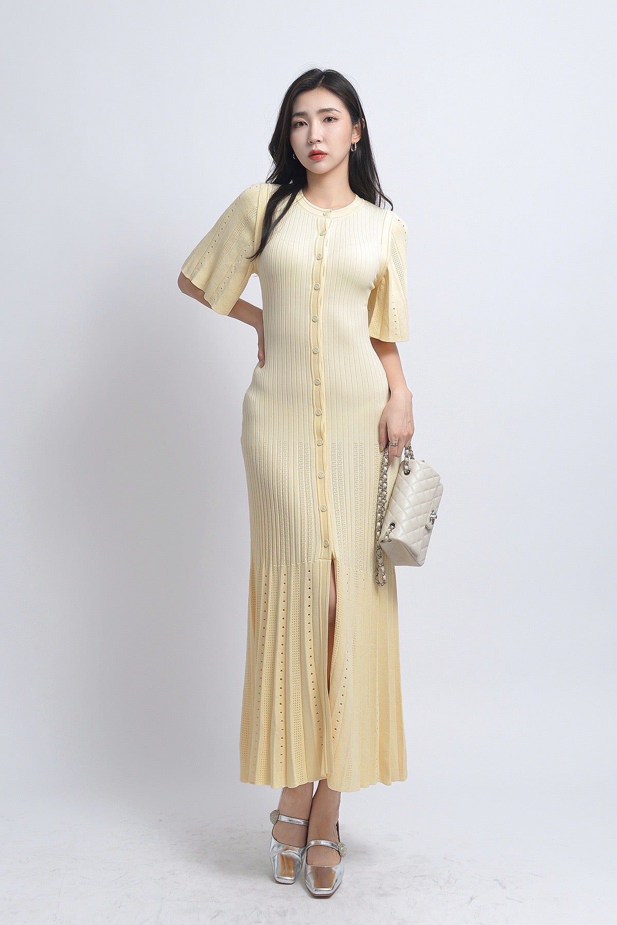 Arabella | Knitted Midi Dress
