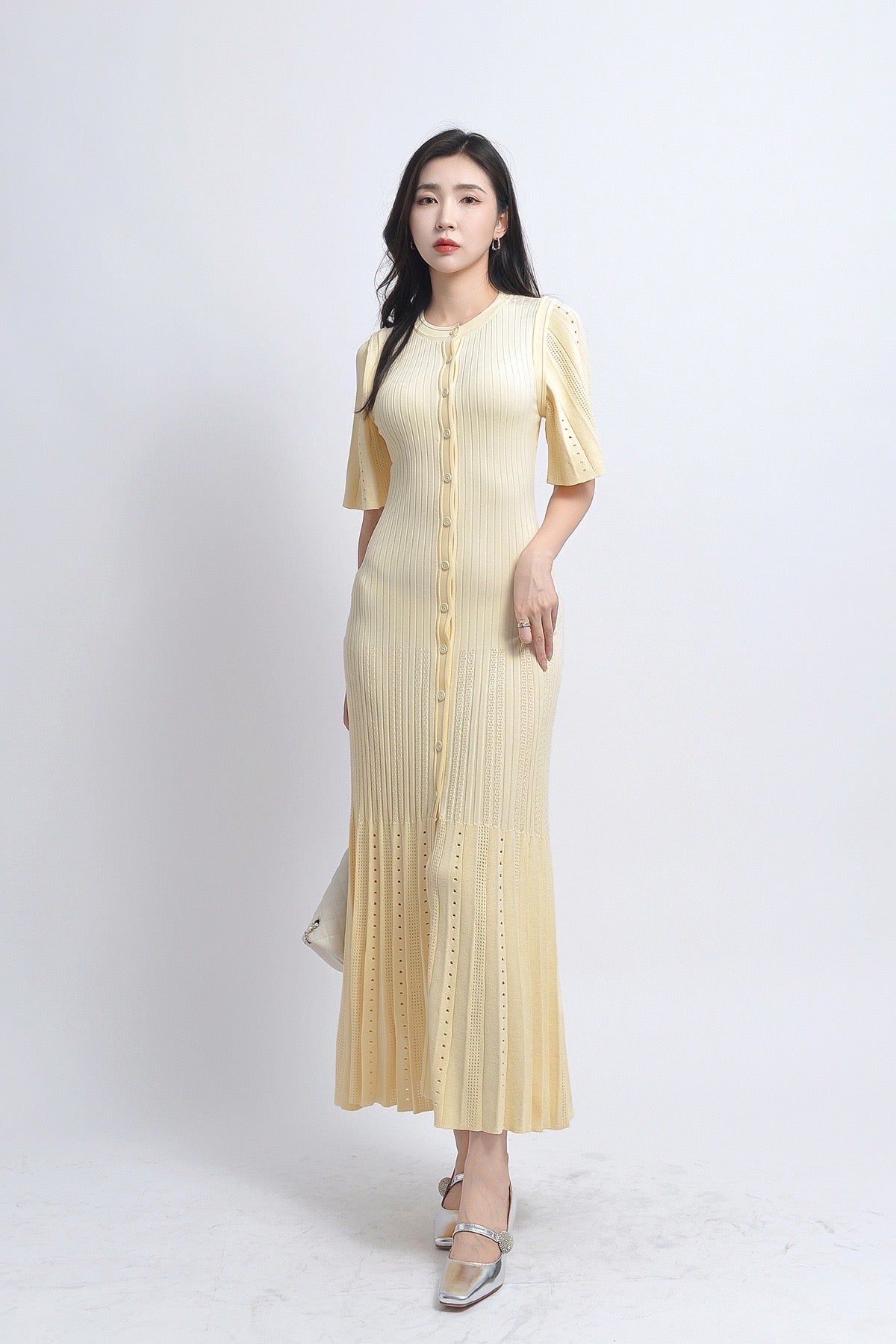 Arabella | Knitted Midi Dress