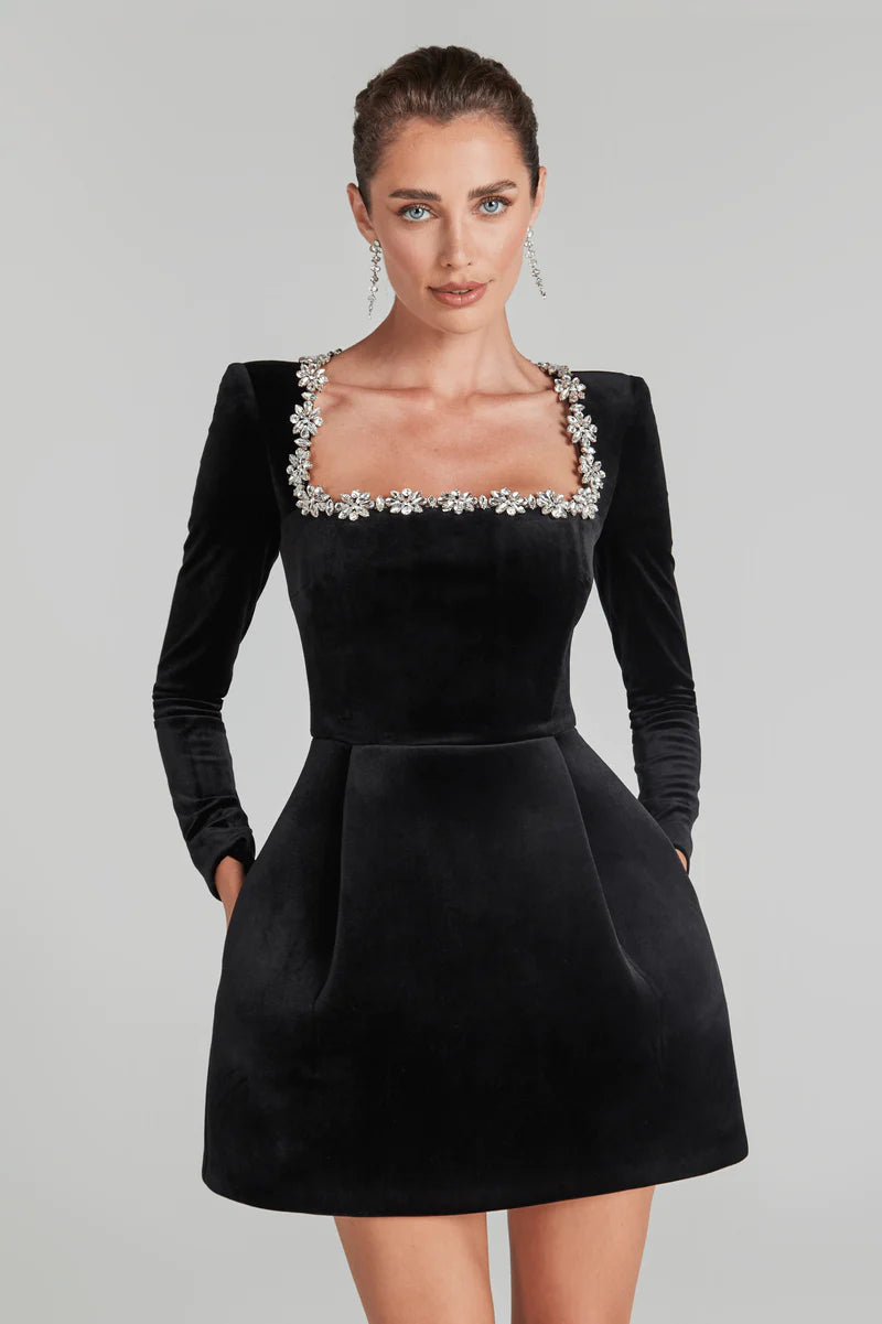 Glenice | Velvet Dress